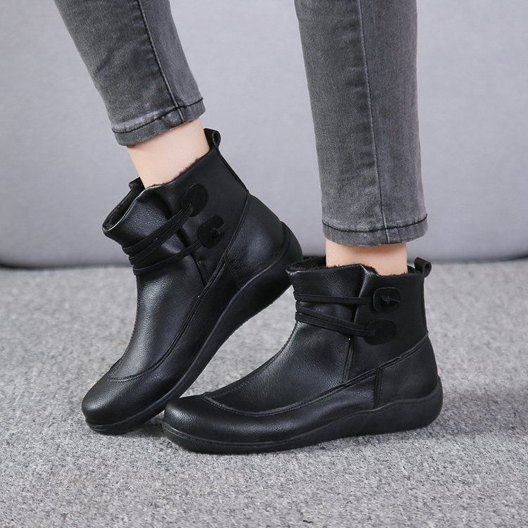Vintage Fashion For Mens - Bottines à enfiler vintage pour femmes,