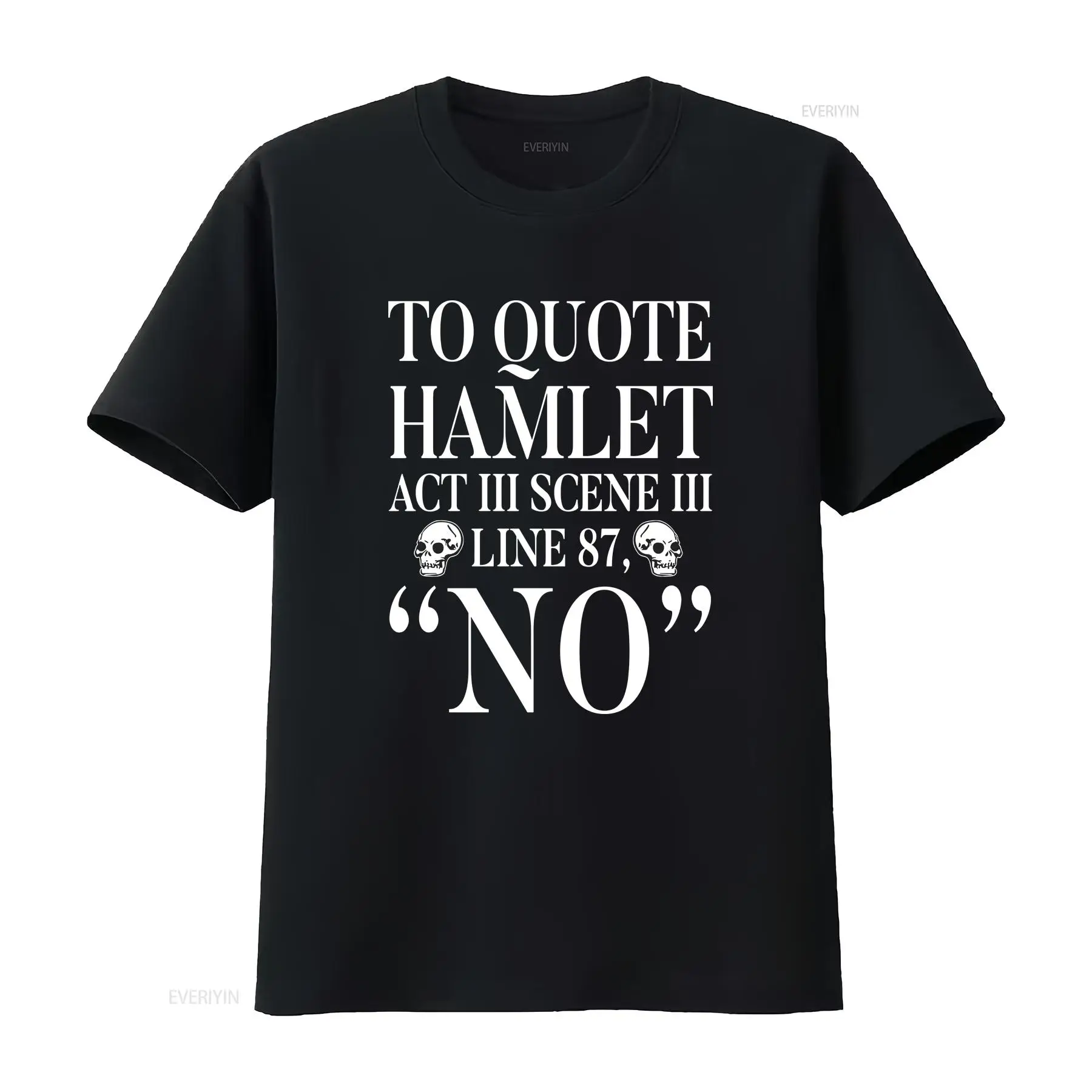 Vintage Fashion Quotes Short - T-shirt « To Quote Hamlet »