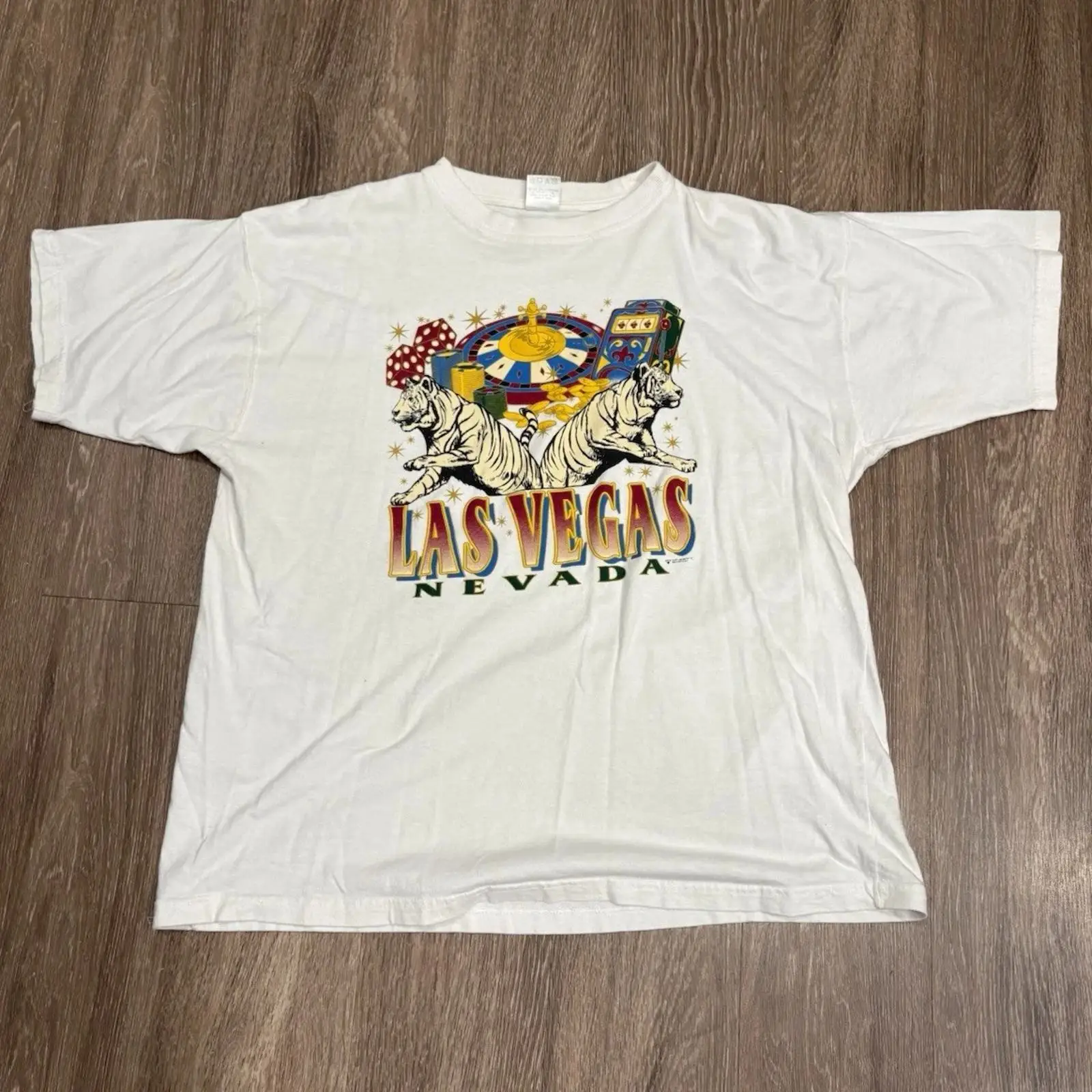 Vintage Vegas Fashion - T-shirt homme Las Vegas Casino Tiger,
