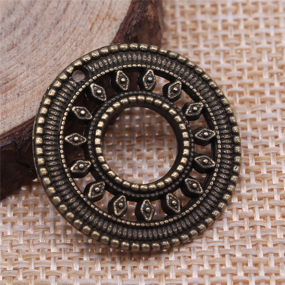 Vintage Urban Fashion - 10 pièces de breloques circulaires 26x26mm
