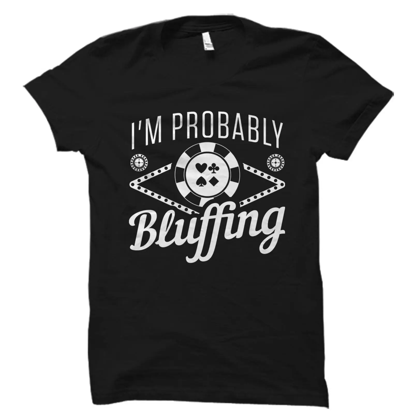Vintage Vegas Fashion - Je bluffe probablement - T-shirt drôle