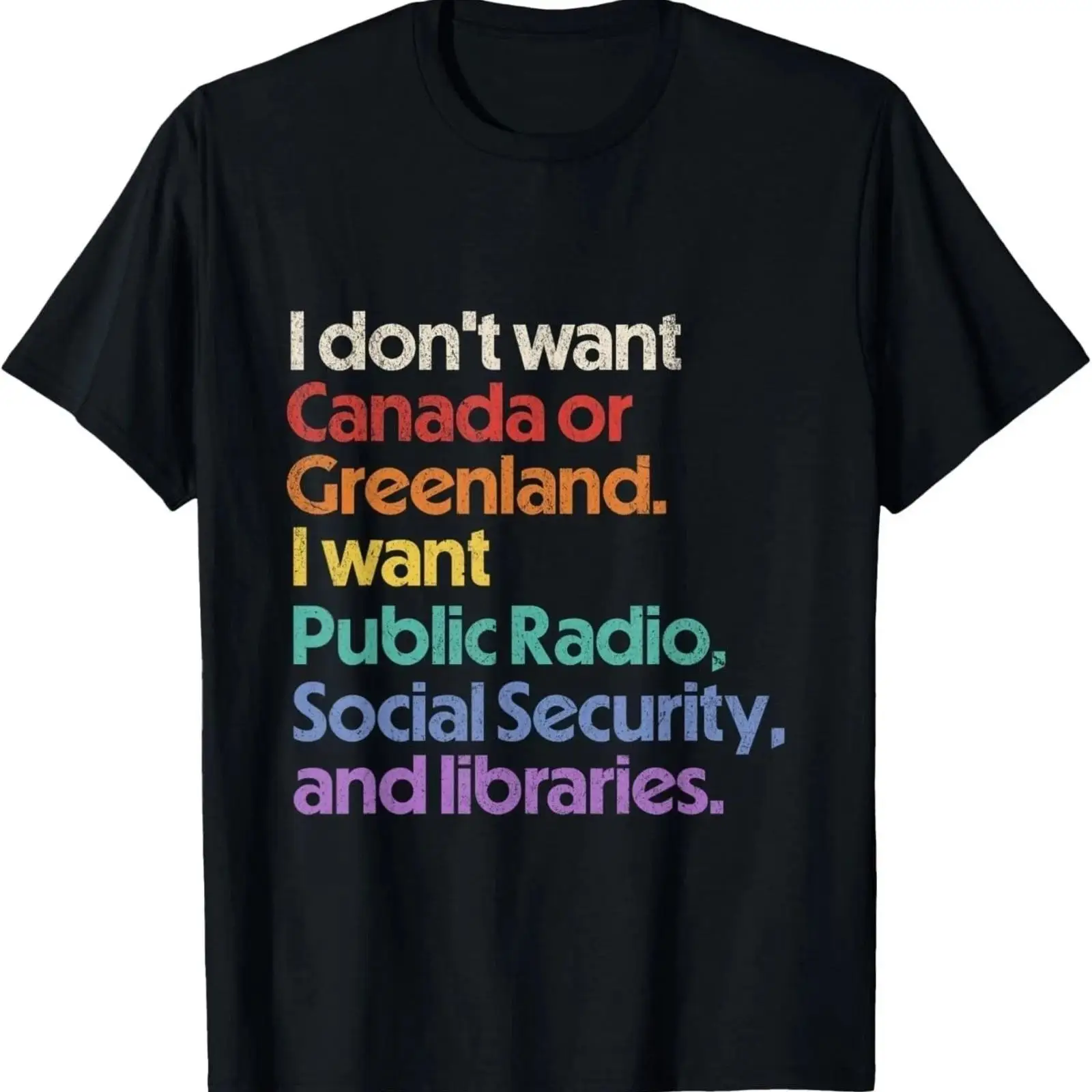 Vintage Fashion Library - T-shirt vintage lavé et extensible avec