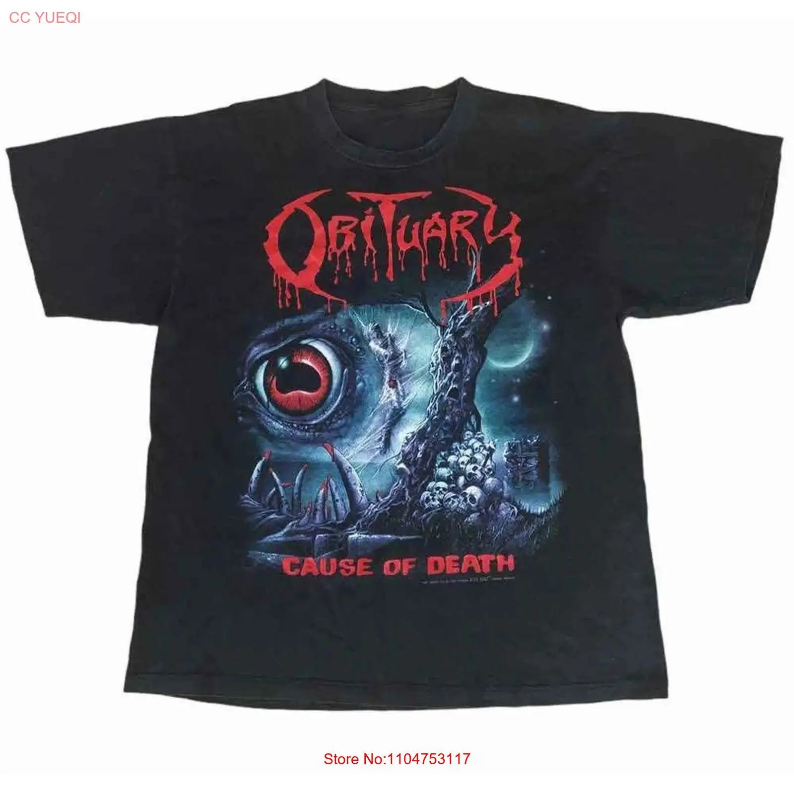 Vintage Fashion Obituaries - T-shirt vintage des années 90 du