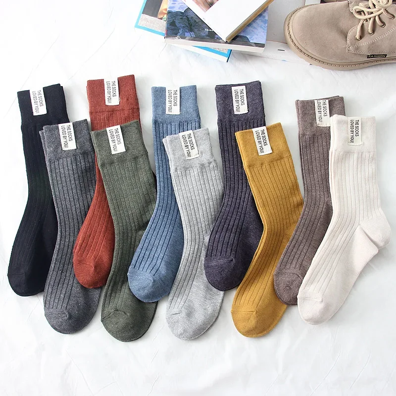 Vintage Fashion In Japan - Chaussettes en coton Harajuku vintage pour