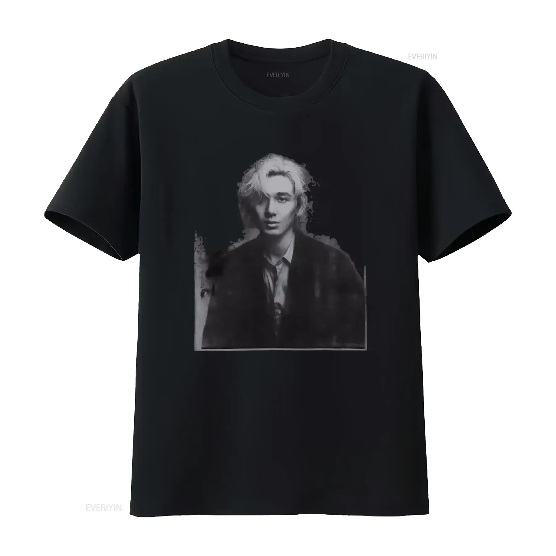 Vintage Fashion In Japan - T-shirt en coton noir Fujii Kaze