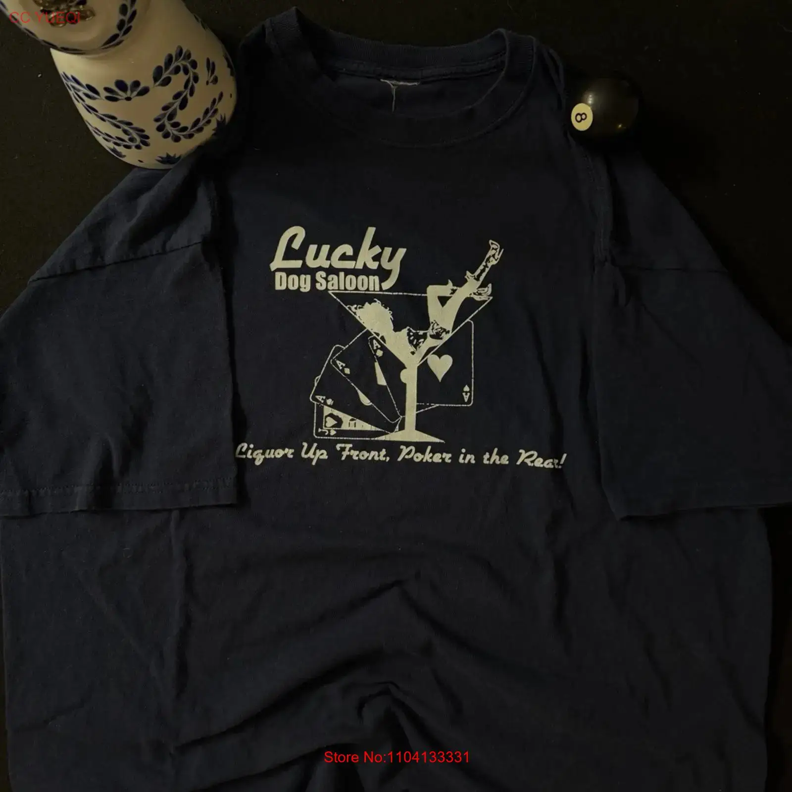 Vintage Vegas Fashion - T-shirt vintage Lucky Dog Saloon des