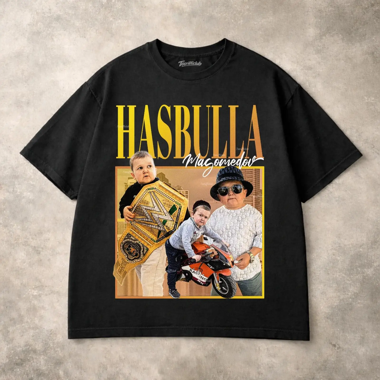 Vintage Fashion Influencers - T-shirt Hasbulla – Top vintage délavé
