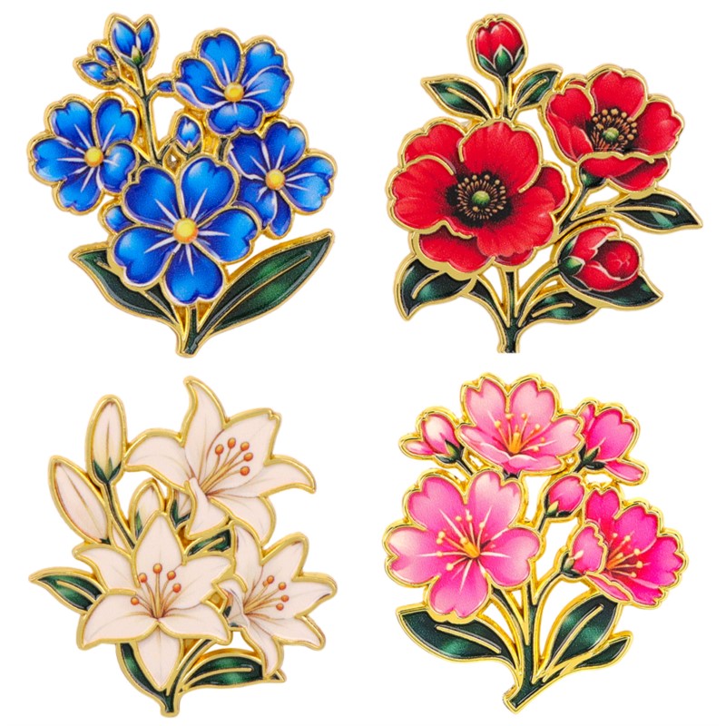 Vintage Urban Fashion - Broche Émail Vintage Mignonne et Colorée