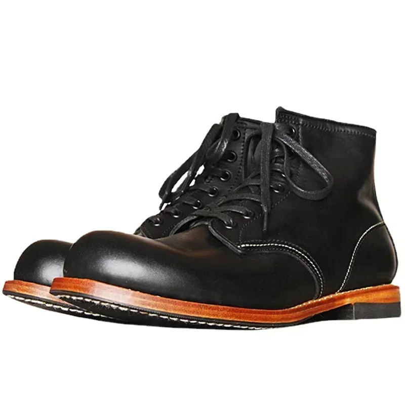 Vintage Fashion For Mens - Bottes vintage cousues Goodyear pour hommes,