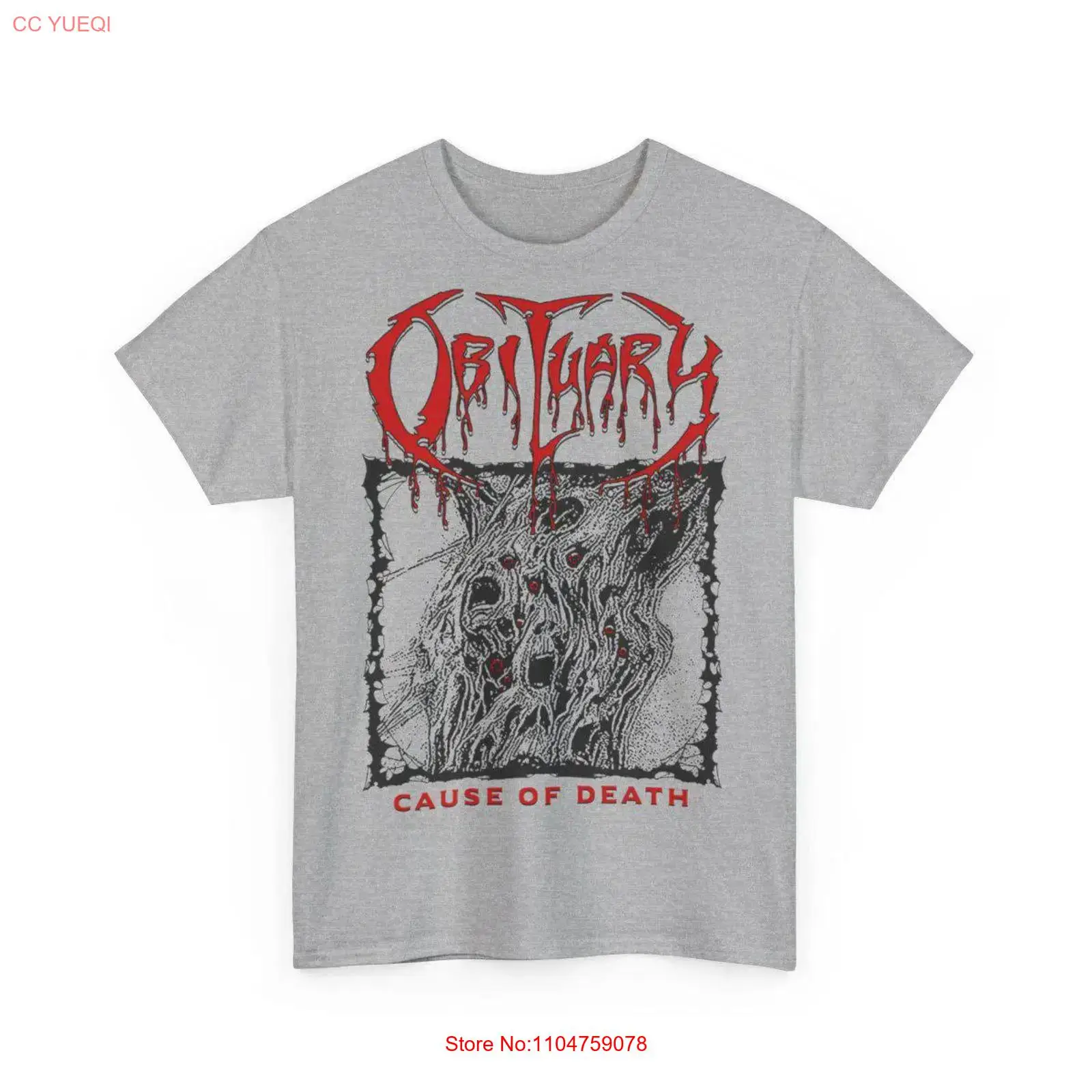 T-shirt vintage « Cause de déc - Vintage Fashion Obituaries avis et prix