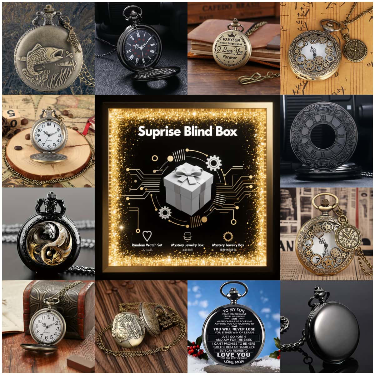 Montre mystère Surprise, boîte - Vintage Fashion For Mens avis et prix