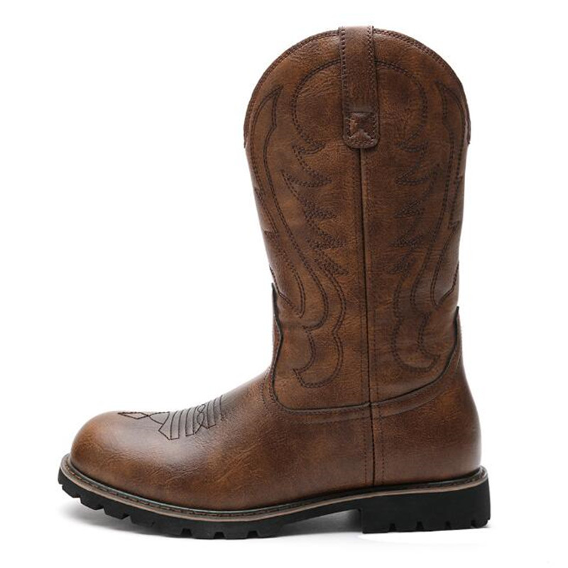 Bottes de cowboy à enfiler pou - Vintage Fashion For Mens avis et prix