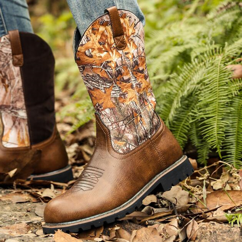 Bottes de cowboy à enfiler pou - Vintage Fashion For Mens avis et prix