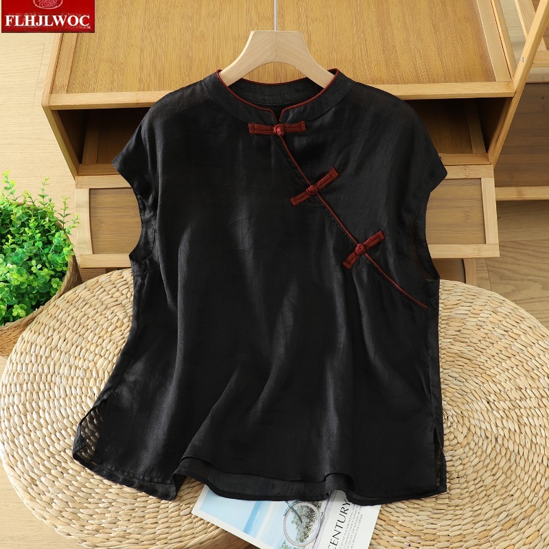Chemisiers en coton et lin pou - Vintage Fashion In Japan avis et prix
