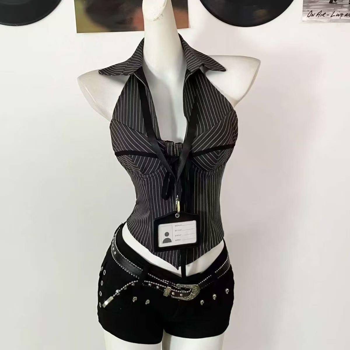 Ensemble de shorts vintage Y2K - Vintage Fashion Fabrics avis et prix