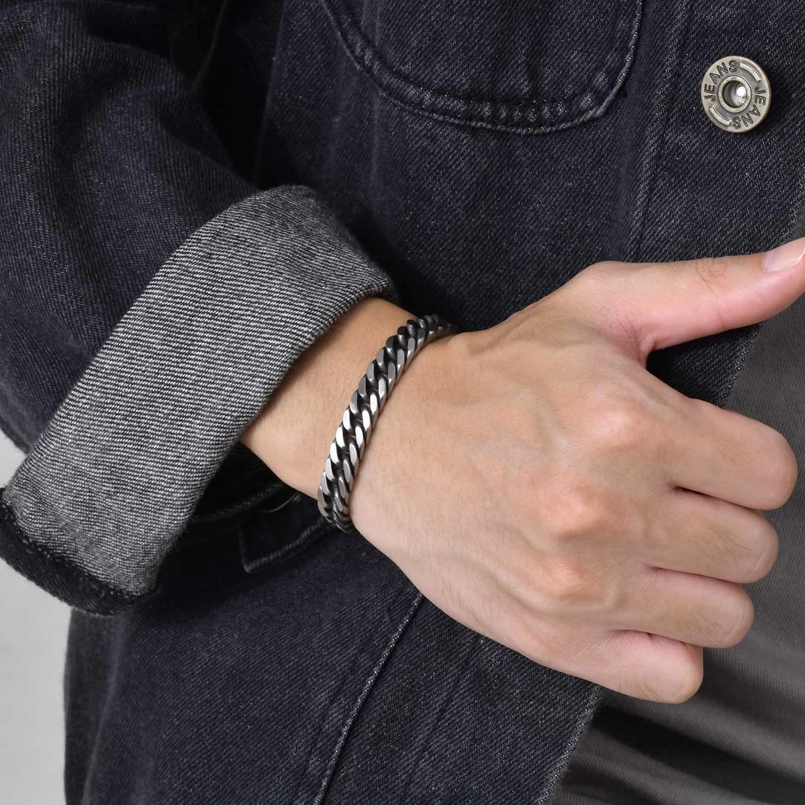 Vnox gros bracelets à chaîne c - Vintage Fashion Retro Outfit avis et prix