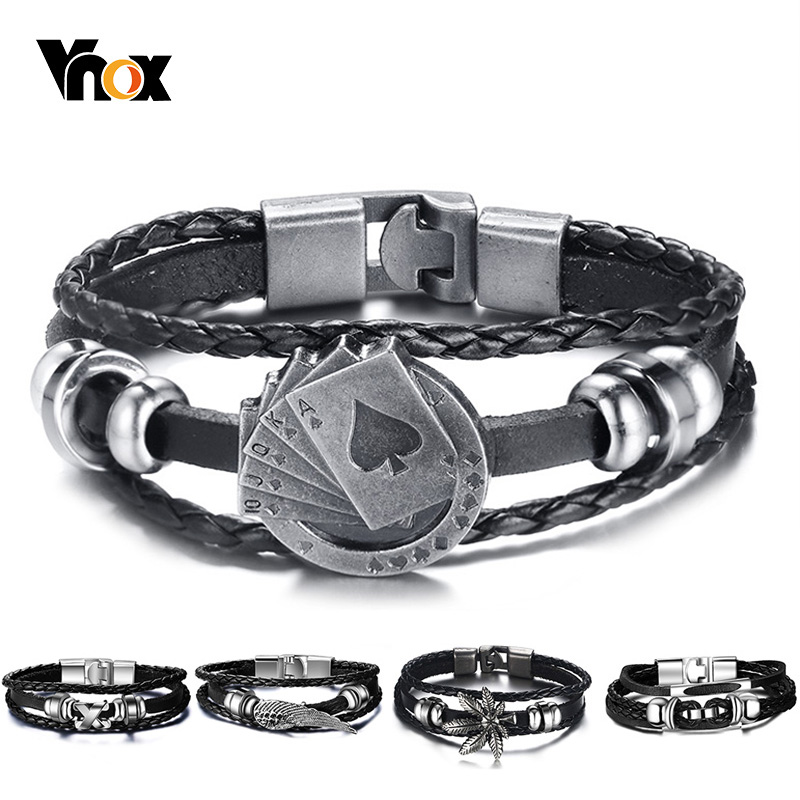 Vnox chanceux Vintage hommes B - Vintage Vegas Fashion avis et prix