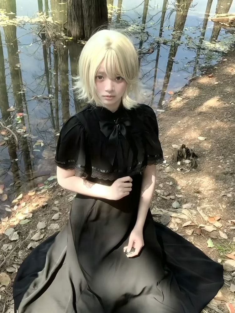 Robe gothique Harajuku en dent - Vintage Fashion Retro Outfit avis et prix