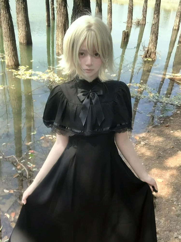 Robe gothique Harajuku en dent - Vintage Fashion Retro Outfit avis et prix