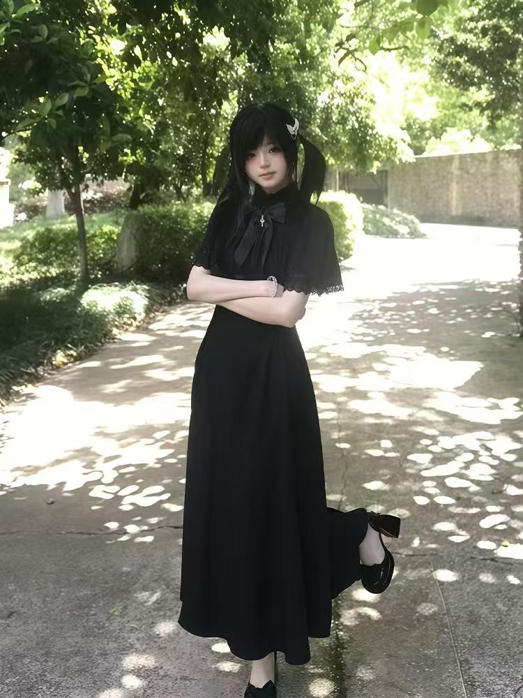 Robe gothique Harajuku en dent - Vintage Fashion Retro Outfit avis et prix
