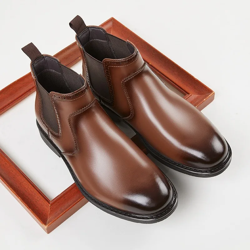 Bottes Oxford en cuir Vintage  - Vintage Fashion For Mens avis et prix