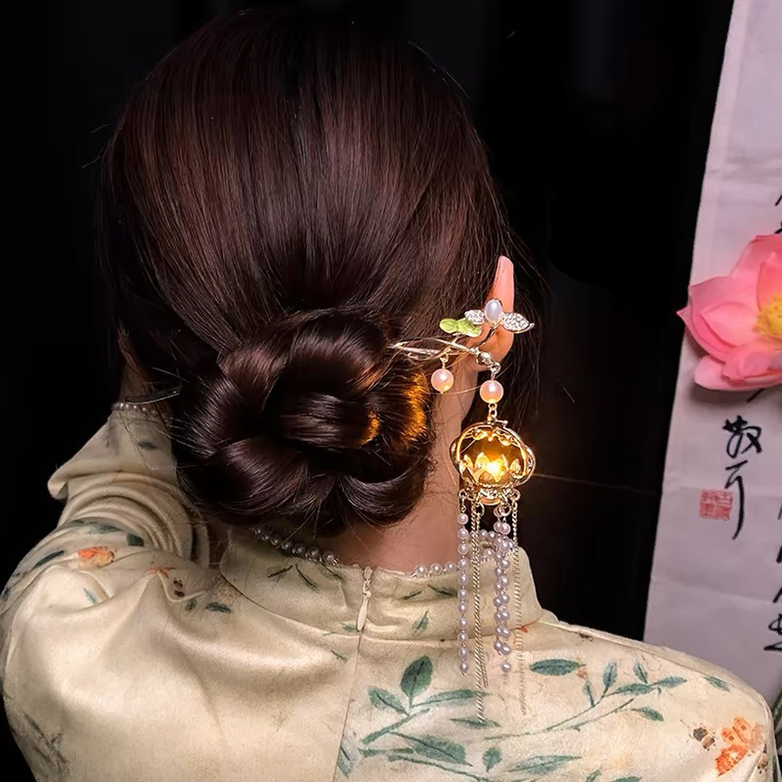 Épingle à cheveux à fleurs lum - Vintage Fashion In Chinese avis et prix