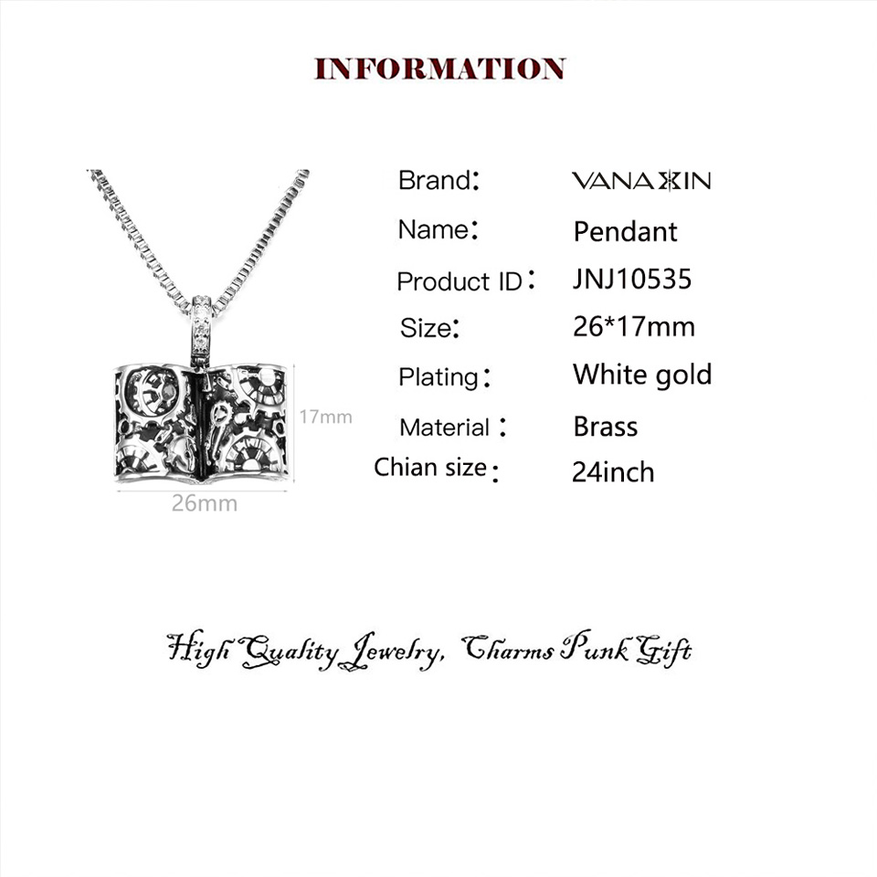 VANAXIN Collier Pendentif Livr - Vintage Fashion Library avis et prix