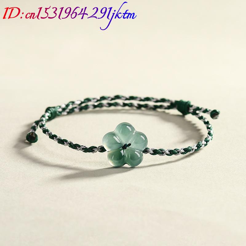 Bracelet à fleurs en jadéite b - Vintage Women Fashion avis et prix
