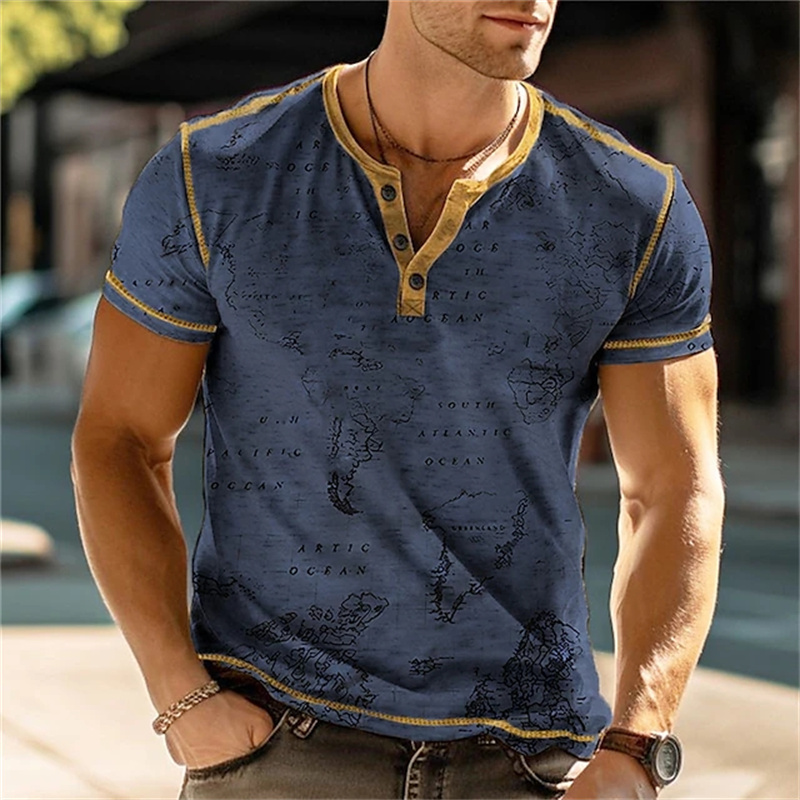 Chemises Henry pour hommes, t- - Vintage Fashion For Mens avis et prix