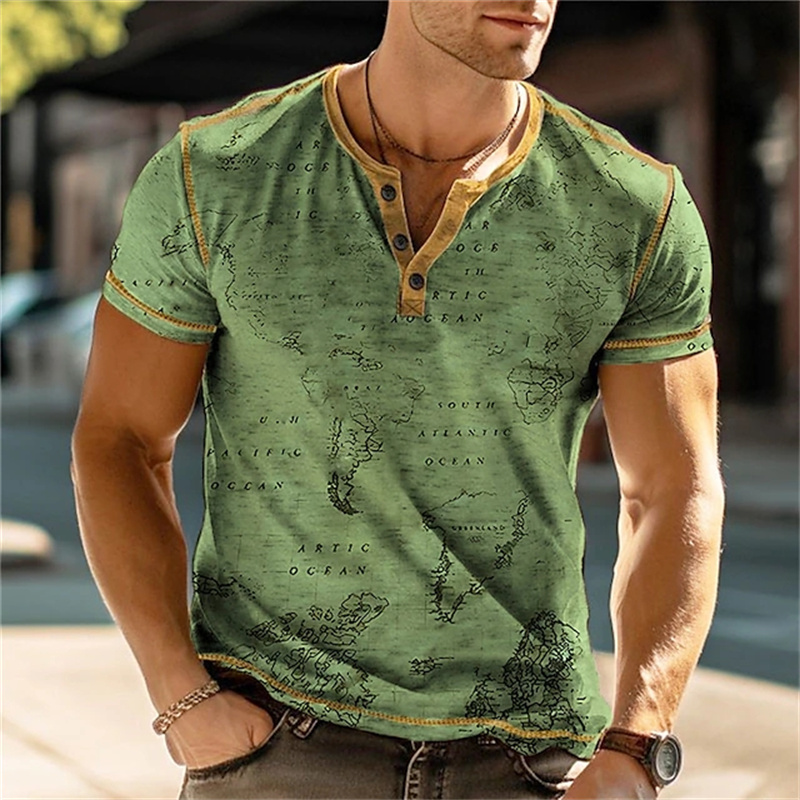Chemises Henry pour hommes, t- - Vintage Fashion For Mens avis et prix