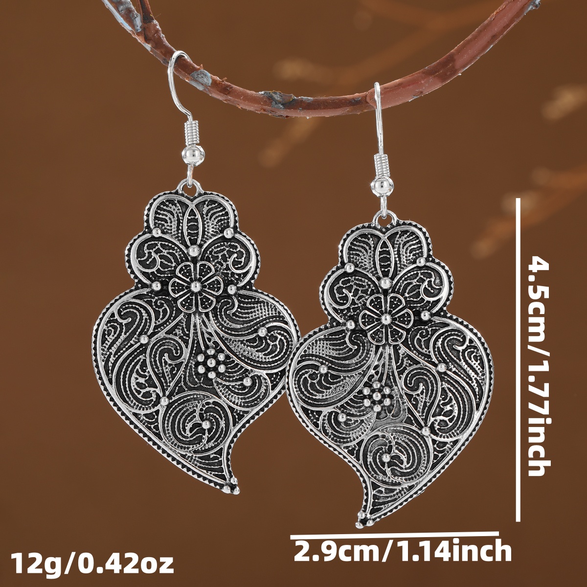 Boucles d'oreilles pendantes e - Vintage Fashion Retro Outfit avis et prix