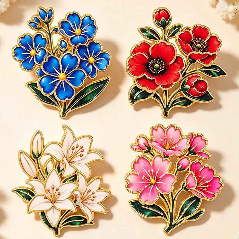 Broche Émail Vintage Mignonne  - Vintage Urban Fashion avis et prix