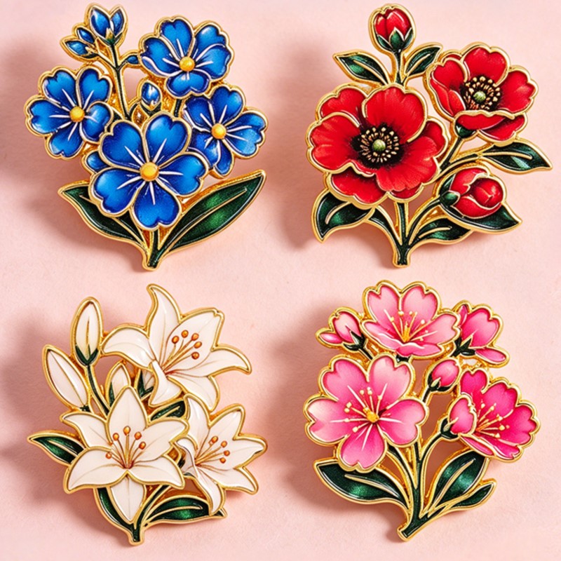 Broche Émail Vintage Mignonne  - Vintage Urban Fashion avis et prix