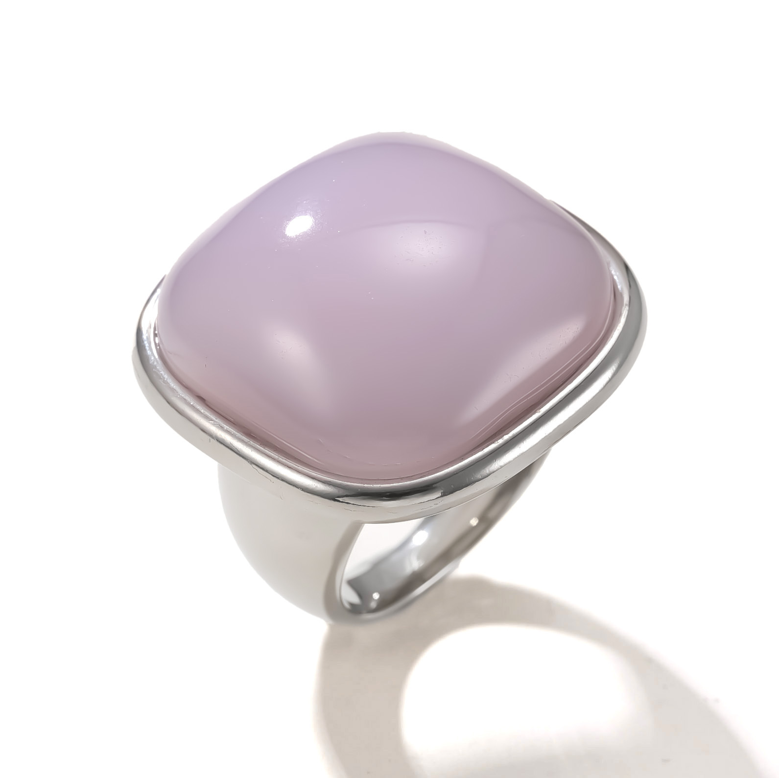 Bague en pierre naturelle carr - Vintage Fashion Retro Outfit avis et prix