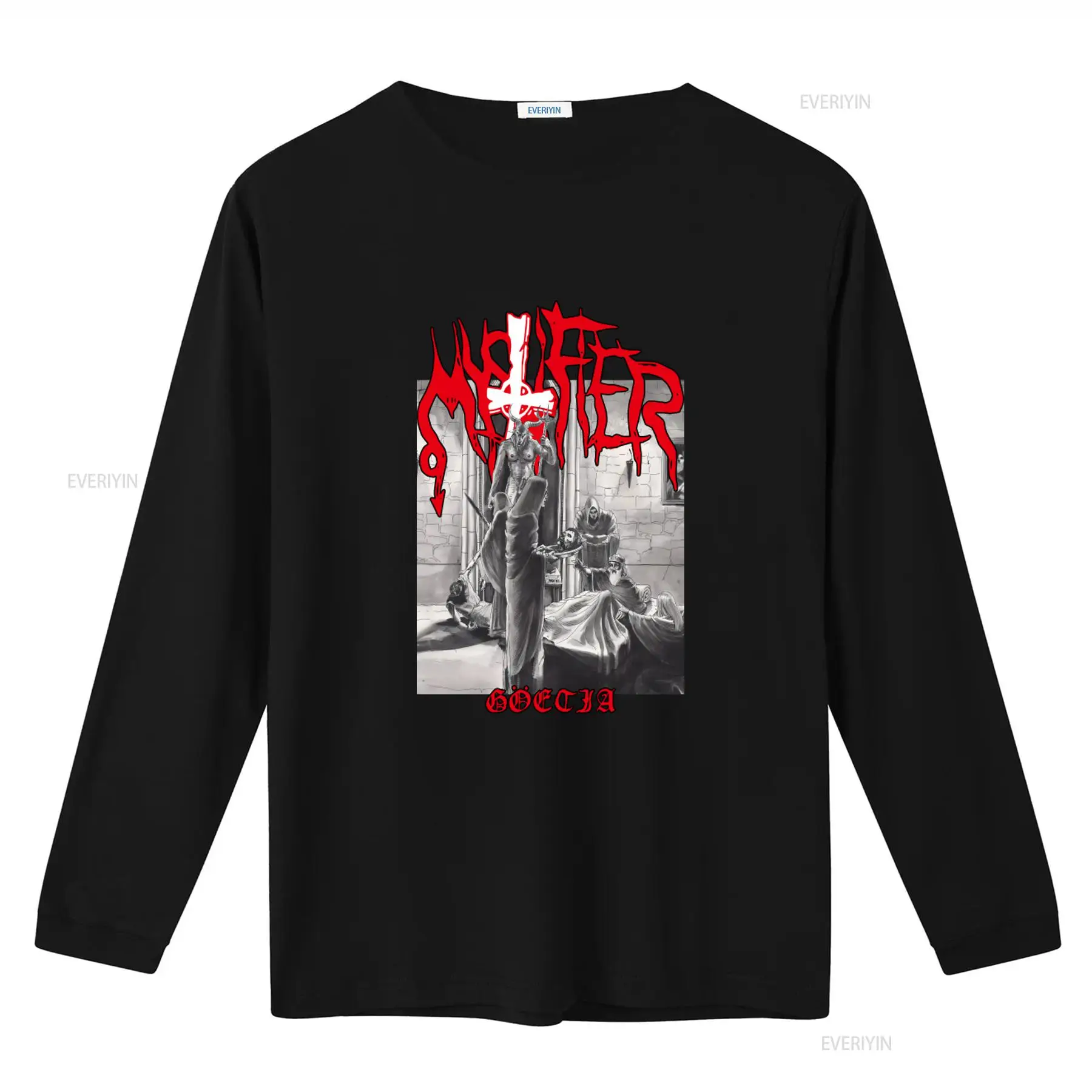 T-shirt en métal noir Mystifie - Vintage Fashion Influencers avis et prix